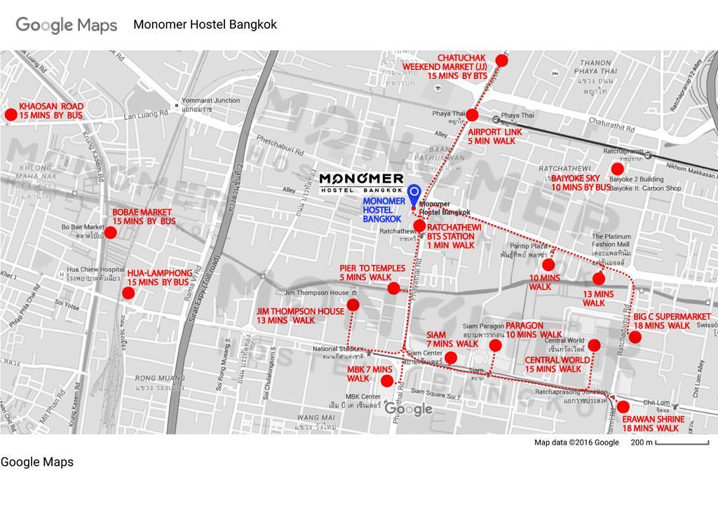 Monomer Hostel Bangkok Eksteriør billede